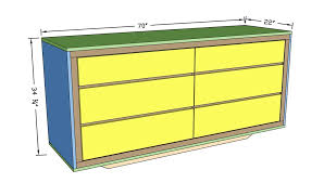 | i was looking to build a diy 6 drawer dresser that would have a modern look and would match our king size bed since our bed is low i wanted the dresser to be few inches from the ground. Diy 6 Drawer Dresser Ana White