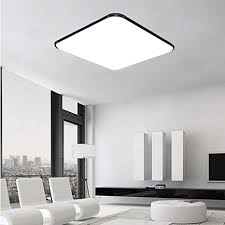 This product belongs to home , and you can find similar products at all categories , lights & lighting , ceiling lights & fans , ceiling lights. Litfad Ultra Thin Square Led Flush Mount Ceiling Lighting Dimmable Ceiling Lamp Nordic Style Acrylic Flush Light Modern Stepless Dimming Pandent Light In Black 15 Amazon Com