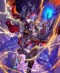 Card Levi Accomplished Mage Anime Character Design Anime Art Fantasy Fantasy Character Design