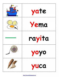 Ya Ye Yi Yo Yu Actividades Del Alfabeto En Preescolar Libros De Lectoescritura Actividades De Letras