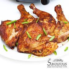 Smoked Paprika Air Fried Chicken Leg Quarter Savourous