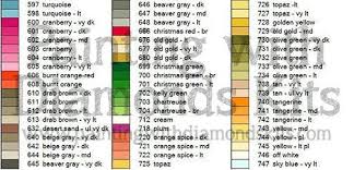 Dmc Diamonds 5d Diamond Painting Drills Diamonds 2 5mm Dmc Diamond Drills Square Drill Or Round Drill Diamond Dotz Diamond Painting 5d Diamond Painting Diamond Color Chart