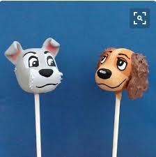 Lady And The Tramp Cake Pops Disney Cake Pops Dog Cakes Cake Pops