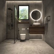 Contents  show 1 modern industrial bathroom. Minimalist Bathroom Cement Design Industrial Bathroom Design Bathroom Interior Design Modern Industrial Style Bathroom