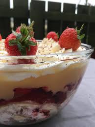 Easy Trifle Classic British Dessert Theunicook Festive Baking Trifle Bowl Recipes British Desserts Easy Trifle