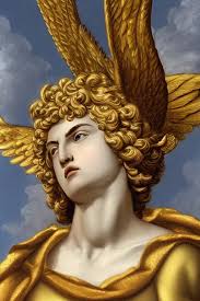 archangel Michael, face, closeup, ultra detailed,