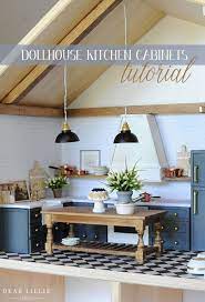 I was able to empty so many boxes from the cabinet, it was not yes, this is my kitchen cabinet and this trick helps me find the correct measuring cup so much faster. Diy Dollhouse Kitchen How We Made Our Cabinets For Our Ikea Dollhouse Dear Lillie Studio