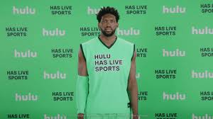 You'll have access to the nba through sports channels and networks including espn, espn2, abc and tnt. Joel Embiid Hulu Sports Gif By Hulu Find Share On Giphy