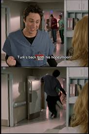Turk S Back Scrubs Tv Scrubs Tv Shows Scrubs Quotes
