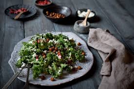 Grunkohlsalat Mit Superfoods Rezept Grunkohlsalat Kichererbsen Grunkohl