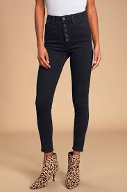 taylor black high waisted skinny jeans