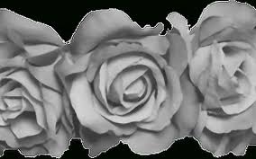 17 Flower Crown Png Black And White Crown Png Black Flower Crown White Flower Crown