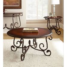 Occasional tables by steve silver. Steve Silver Company Crowley 3 Piece Coffee Table Set In Cherry Walmart Com Walmart Com