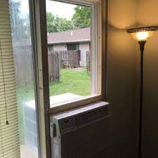 If you decided to buy a portable air conditioner the installation in a casement window is easy. Mounting A Standard Air Conditioner In A Sliding Window From The Inside Without A Bracket 6 Steps With Pictures Instructables