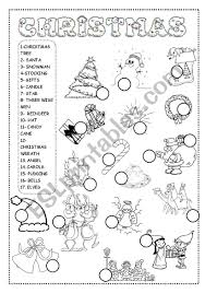 Printable resources, worksheets, crafts, pdf exercises. Christmas Worksheet Esl Worksheet By Ineta