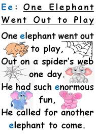 Nursery Rhyme One Elephant Went Out To Play Nursery Rhymes Lyrics Nursery Rhymes Rhymes