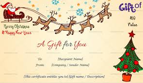 By admin on november 19, 2019. Christmas Gift Certificate Flying Santa 1873 Doc Formats Christmas Gift Certificate Template Christmas Gift Certificate Free Gift Certificate Template