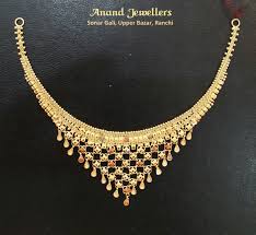 Visit Anand Jewellers At Sonar Gali Upper Bazar Ranchi For A Wide Range Of Gold Necklaces And Other Gold Silver And Dia Traditional Jewelry Jewelry Necklace