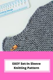 We did not find results for: Set In Sleeve Knitting Pattern Easy
