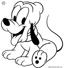 Baby Pluto Mickey Mouse Coloring Pages Mickey Coloring Pages Baby Disney Characters