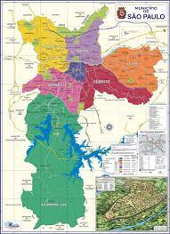 Ocorreu ainda pelo apoio de dom paulo evaristo Mapa Cidade Municipio De Sao Paulo Gigante Enrolado Mercado Livre