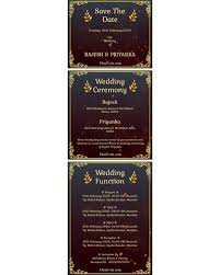 Wedding program fan templates are available for your help. Free Indian Wedding Invitation Card Maker Online Invitations