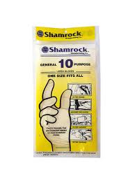 Buat garis bantu untuk jahitan (tanda kapur kuning). Shamrock Latex Disposable Gloves 10 S Klikindomaret