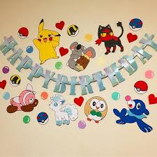 mokoさんはinstagramを利用しています お誕生日壁面 ペーパークラフト手作り ペーパークラフト 保育園 幼稚園 保育士 画用紙 画用紙アート 画用紙製作 壁面製作 壁面飾り 壁面 誕生日 誕生日飾り 誕生日飾り付け ポケットモンスタ ポケモン 誕生日
