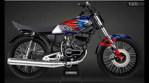 Sekilas motor ini tidak ada bedanya dengan si jalanan standar pabrikan, yang membedakan hanya gambar diatas merupakan salah satu koleksi modifikasi motor yamaha rx king yang paling kece karena menggunakan konsep mengkilap atau. Modifikasi Rxking Simple Jogja Style Bandung Style Standard Simple Style Youtube