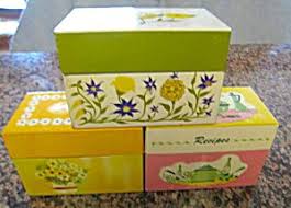 Pin On Vintage Recipe Boxes