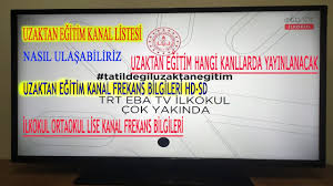 Vestel Tv Lerde Trt Eba Tv Kanal Arama Uzaktan Egitim Tv Kanal Ayarlari Frekanslari Youtube