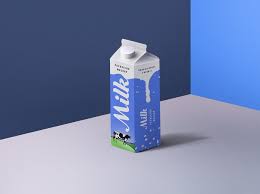 Milk Carton Mockup Mockupworld Milk Packaging Packaging Mockup Free Packaging Mockup
