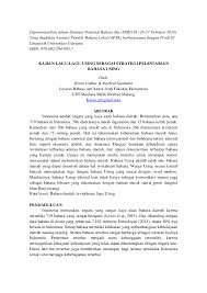 Maybe you would like to learn more about one of these? Pdf Kajian Lagu Lagu Banyuwangian Sebagai Strategi Pelestarian Bahasa Using Kisno Umbar Academia Edu