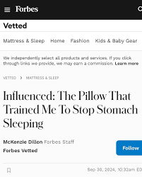 You guys… 🤭 Flawless Face Pillow has been featured in Forbes 🤭🫶@forbes  We didn't even know until we saw it yesterday. SO exciting, and so happy  the writer loved the @flawlessfacepillow and