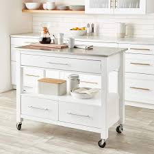 Maybe you would like to learn more about one of these? Latitude Run Idith 43 4 Kitchen Cart With Stainless Steel Top And Locking Wheels Wayfair