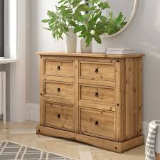 Flur kommode aus kernbuche massivholz mit offenen fächern. Union Rustic Kommode Dodge Bewertungen Wayfair De