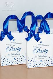 Thank You Gift Bags For Birthday Parties 30 First Birthday Gift Bags For Favors Personalized Thank Etsy Birthday Gift Bags Prince Party Favors First Birthday Gifts