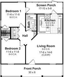 2 Bedroom 1 Bath House Plan Alp 05wm Building A Small House Cottage Style House Plans House Floor Plans