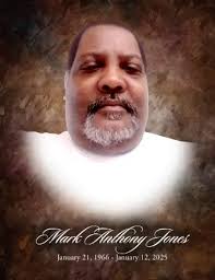 Obituary information for Mark Anthony Jones