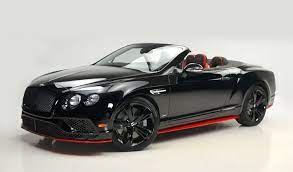 2017 Bentley Continental Gt Speed Convertible Black Edition For Sale Bentley Continental Gt Bentley Continental Bentley Sport