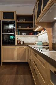 Modern Vintage Kitchen Made Of Beech Wood Material Inside Cabinet Boxes Melamine Kitchen Doors Solid Beech Wood Wi Kitchen Inside Cabinets Vintage Kitchen