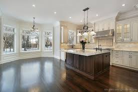 traditional antique white kitchen