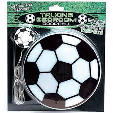 Talking Football Bedroom Doorbell Novelty Gift Review Compare Prices Buy Online Doorbell Football Bedroom Novelty Gifts