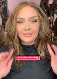 Explore the Maribel Monofilament Wig in Caramel