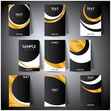 All of these logo mockups are easy to. Gold Abstract Cover Page Template Set 692767 Vector Art At Vecteezy