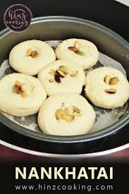 Nankhatai Recipe 4 Ingredients Nankhatai Biscuit Without Oven Recipe Recipes Bakery Recipes Recipe For 4