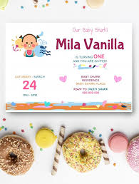 Baby shark coloring pages 10. Free Baby Shark Invitation Template In Google Docs