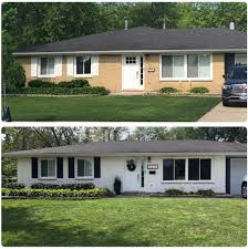 He covers the techniques that he used to prepare the limewash as well as how he. How To Paint The Exterior Of Your Brick Home Farmhouse Living