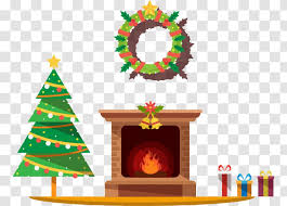 1781 x 1913 png 101 кб. Christmas Tree Ornament Fireplace Cartoon Vector Gift Stove Transparent Png
