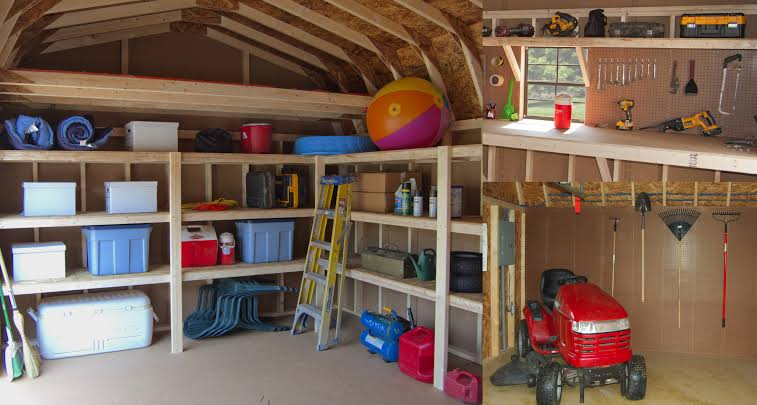valuable items in shed